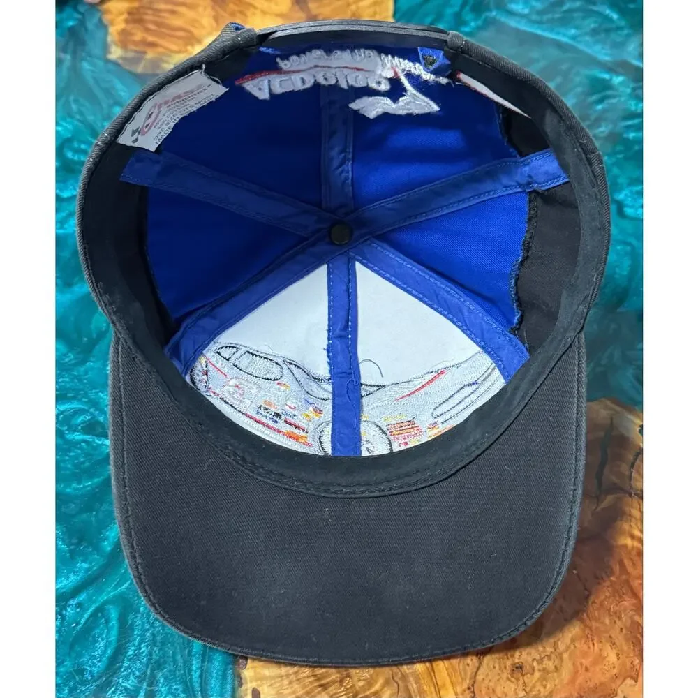 Dale Earnhardt Jr. AC Delco Car Blue Hat #3 NASCAR Chase Adjustable SnapBack VTG